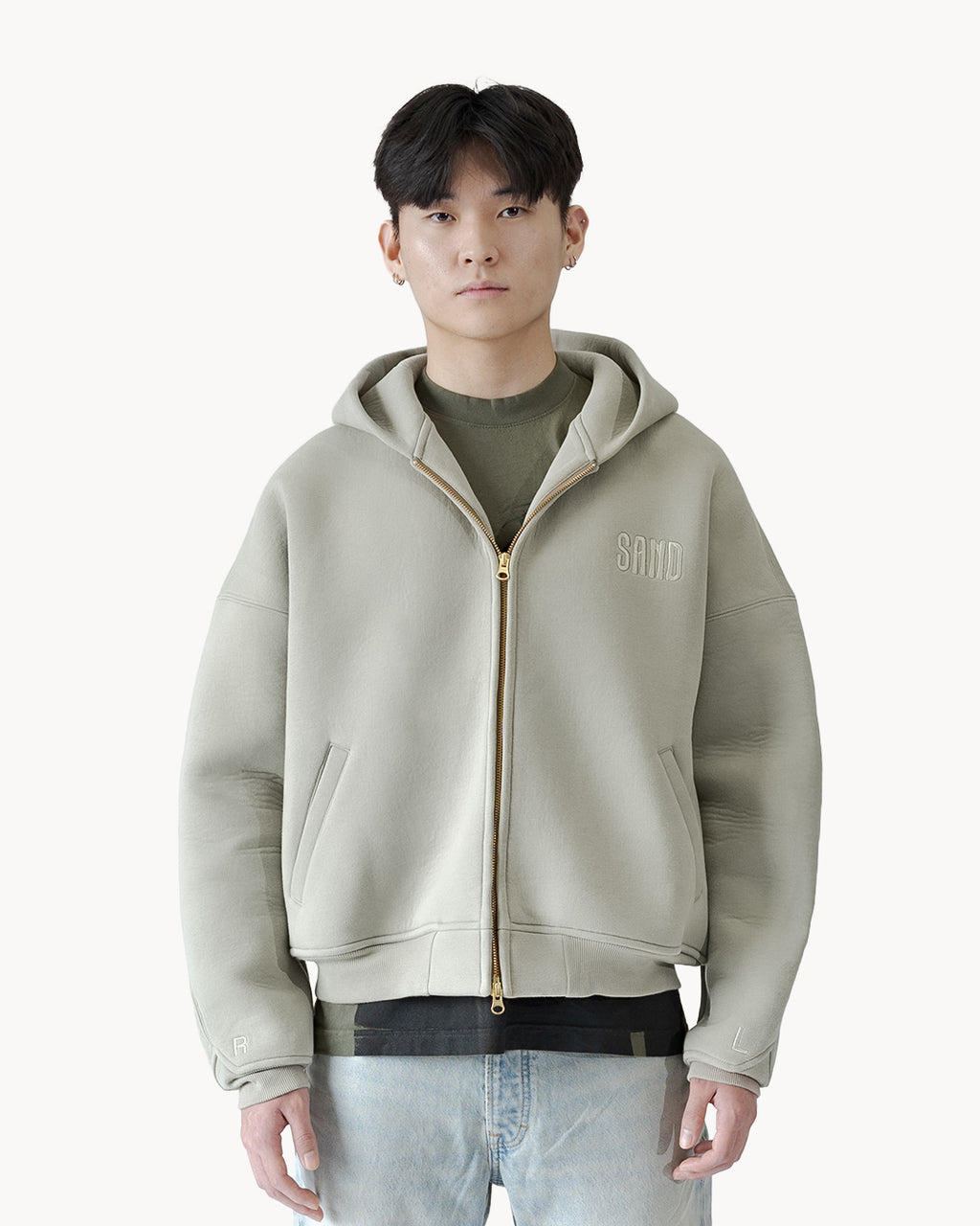 SAND Zip Hoodie - Dune – Sand Castle Atelier