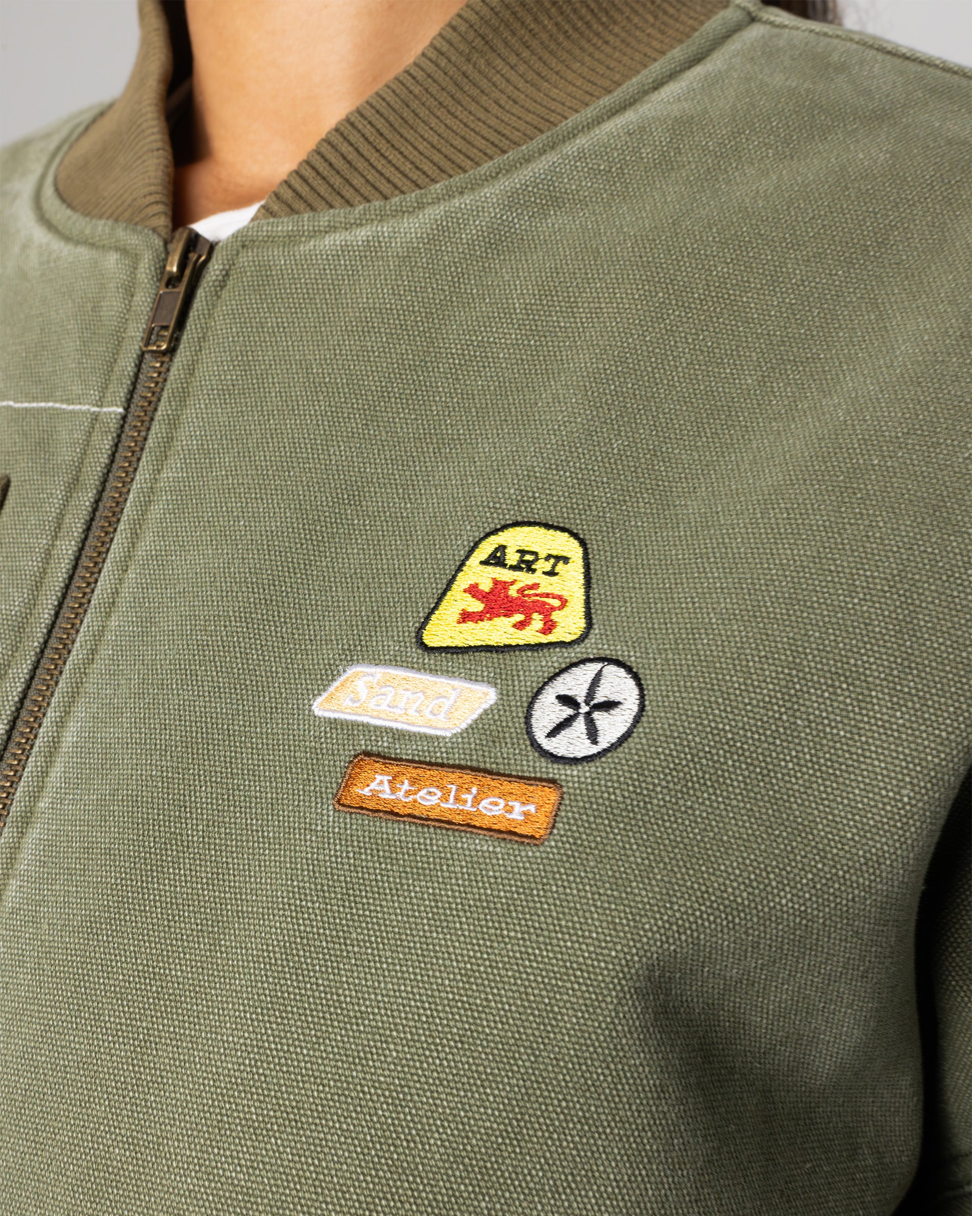 Canvas Bomber Jacket