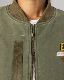 Canvas Bomber Jacket