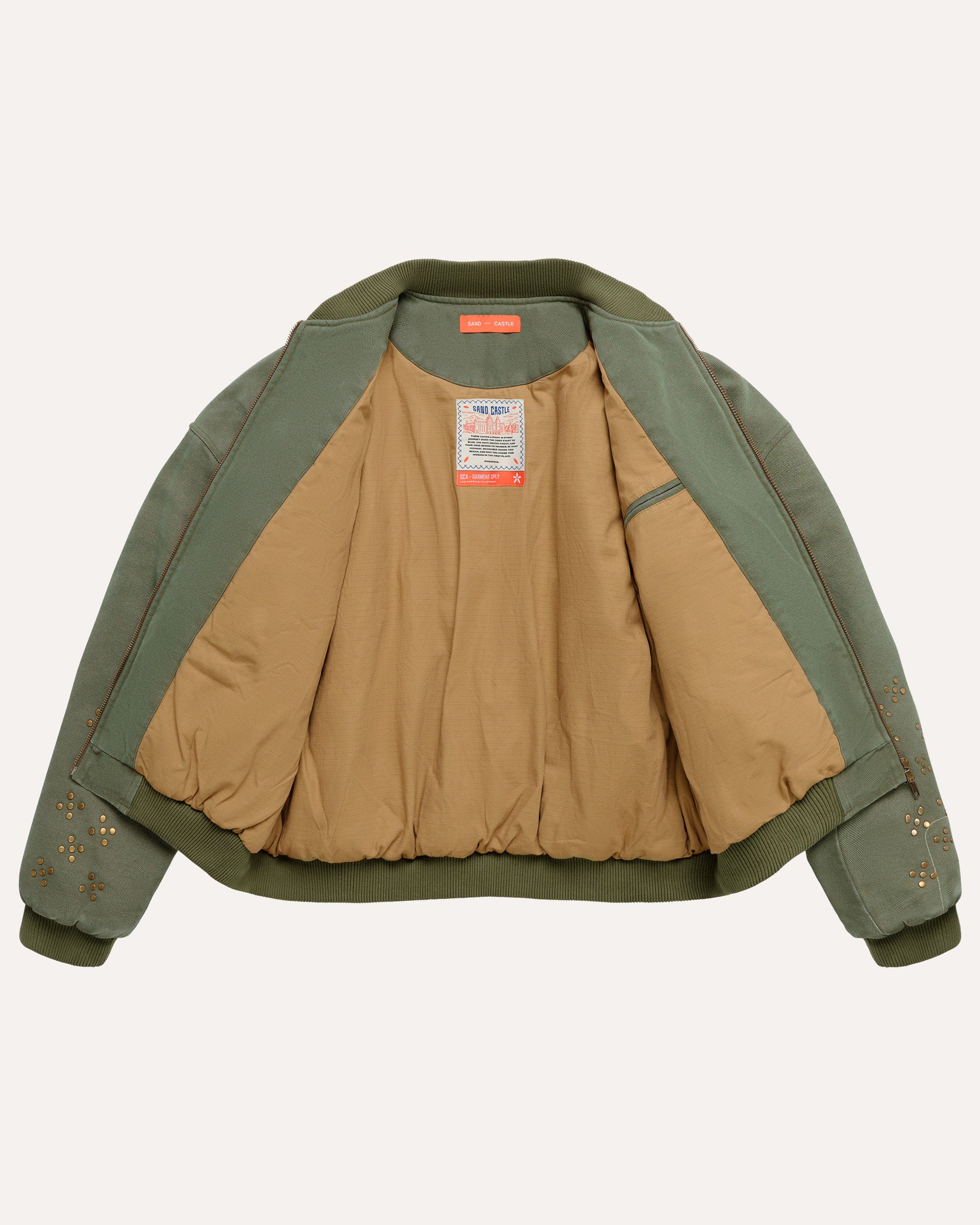 Canvas Bomber Jacket