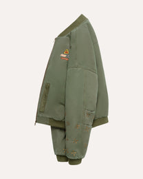 Canvas Bomber Jacket