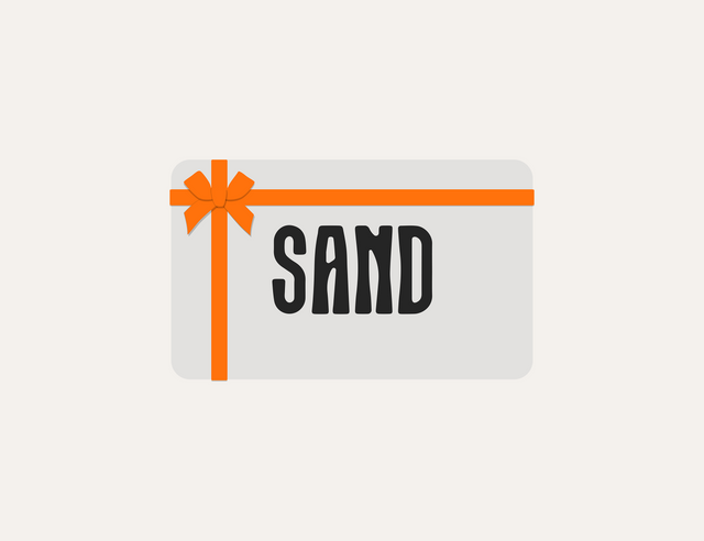 Sand Gift Card