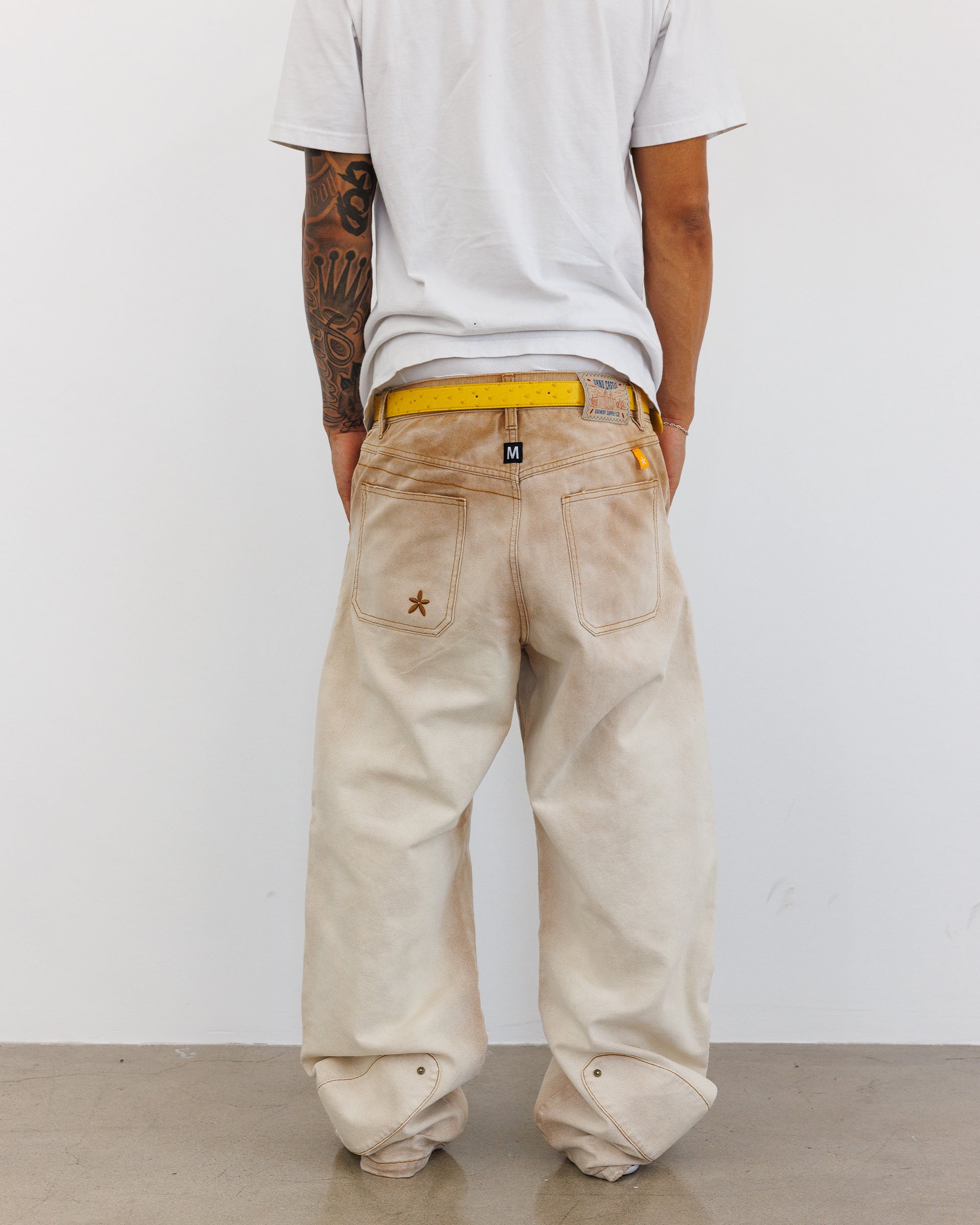 Suede Double Knee