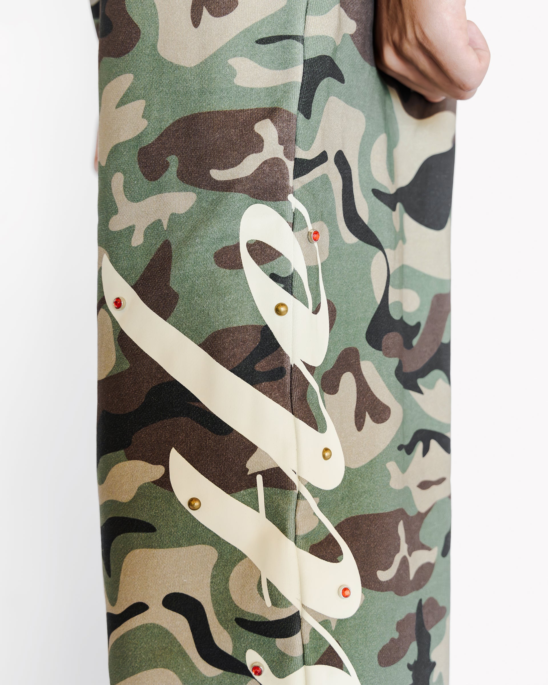 Studded Camo Sweats