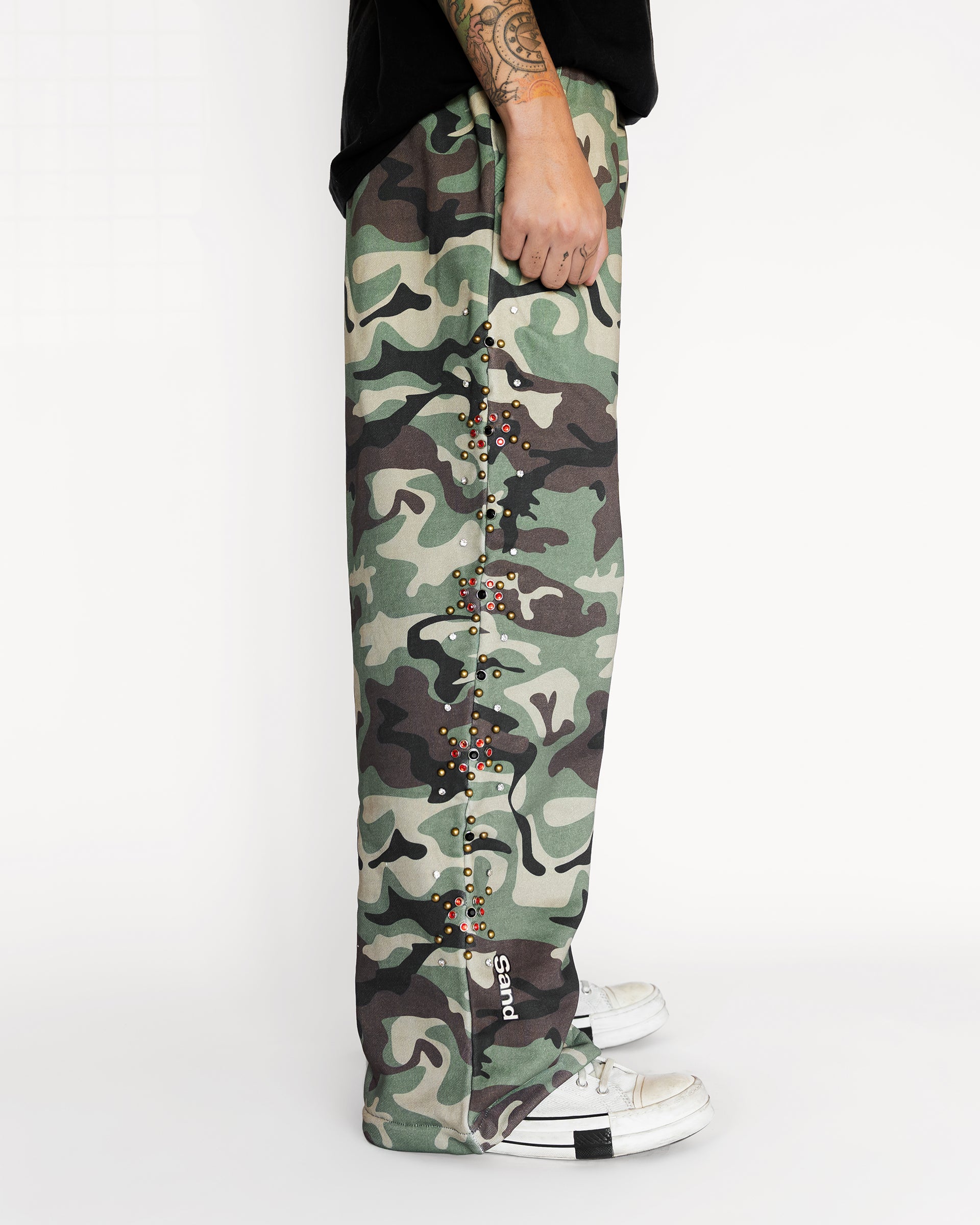 Studded Camo Sweats